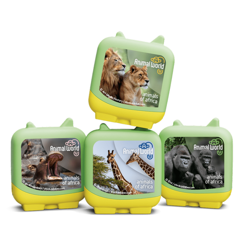 Animal World Animals of Africa Clever Tonies - 4 Pack