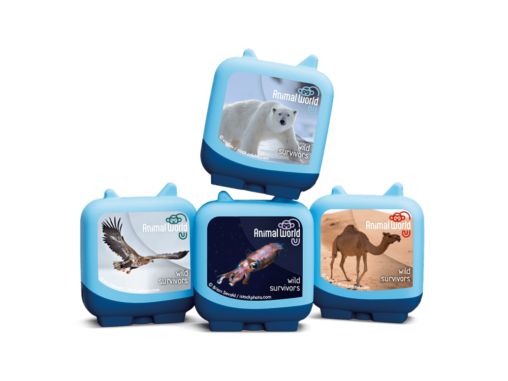 Animal World Wild Survivors Clever Tonies - 4 Pack