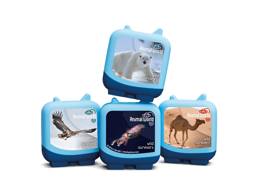 Animal World Wild Survivors Clever Tonies - 4 Pack