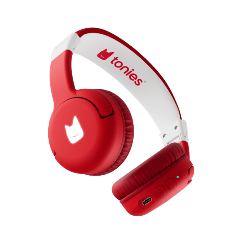 Bluetooth Headphones: Sunset Red