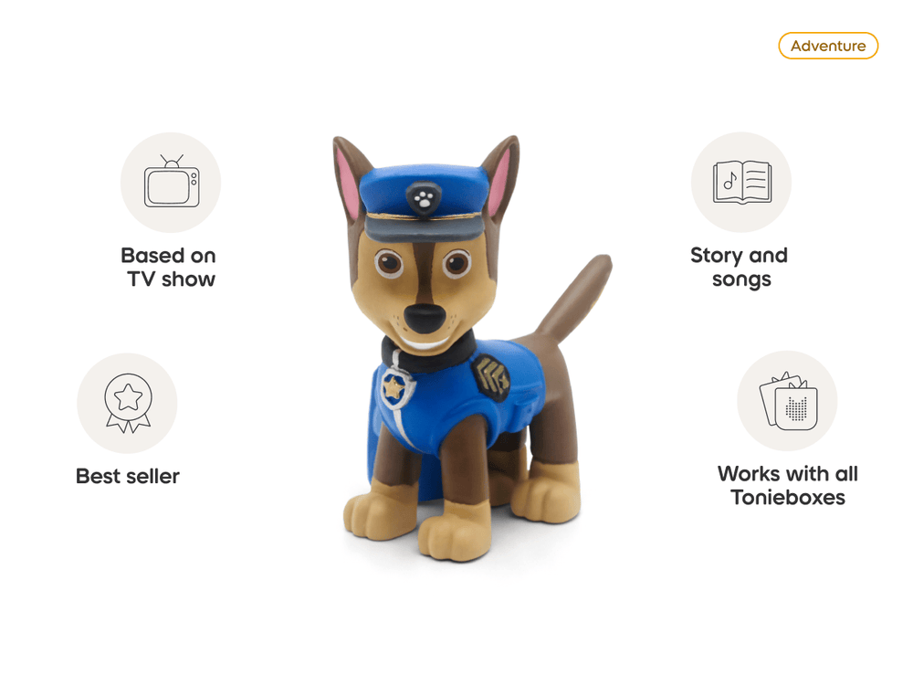 PAW Patrol: Chase Toniebox 2 Play Set - Sunset Red