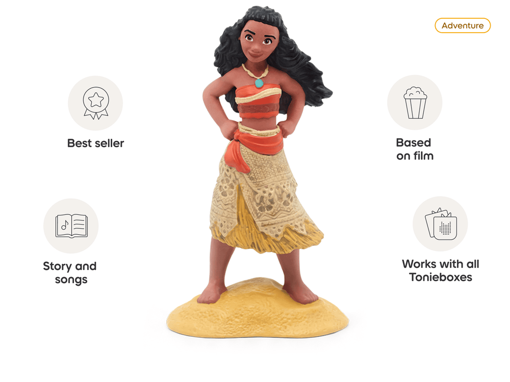 Disney Moana Toniebox 2 Play Set - Cloud Pink