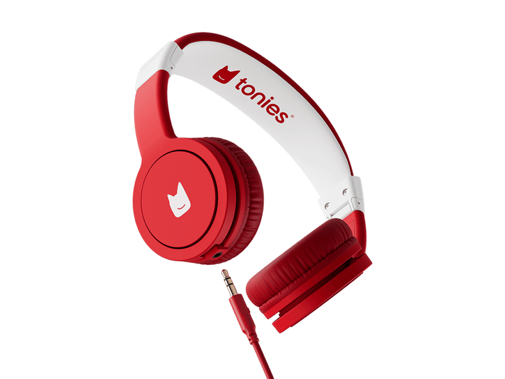 Wired Headphones: Sunset Red